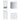 Set mobilier baie BERG, 4 piese, alb, lemn masiv de pin