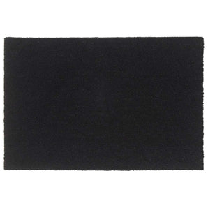 Covoraș de ușă, negru, 60x90 cm, fibre de cocos