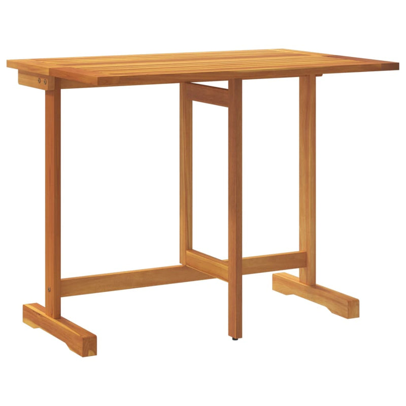 Masă de balcon pliabilă, 90x60x72 cm, lemn masiv de acacia