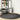 Covor IZA aspect scandinav, cu fire scurte, antracit, Ø 200cm