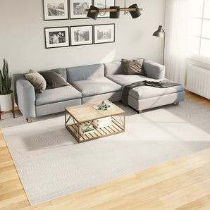 Covor IZA aspect scandinav, cu fire scurte, crem, 240x340 cm