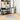 Covor IZA aspect scandinav, cu fire scurte, gri, Ø 80 cm