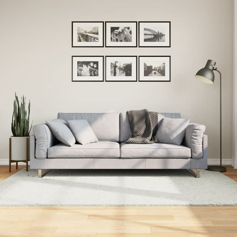 Covor „OVIEDO”, fire scurte, crem, 140x200 cm