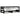 Pat de zi extensibil, negru, 2x(80x200) cm, lemn masiv de pin