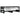 Pat de zi extensibil, negru, 2x(80x200) cm, lemn masiv de pin