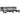 Pat de zi extensibil, negru, 2x(80x200) cm, lemn masiv de pin