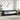 Pat de zi extensibil, negru, 2x(80x200) cm, lemn masiv de pin