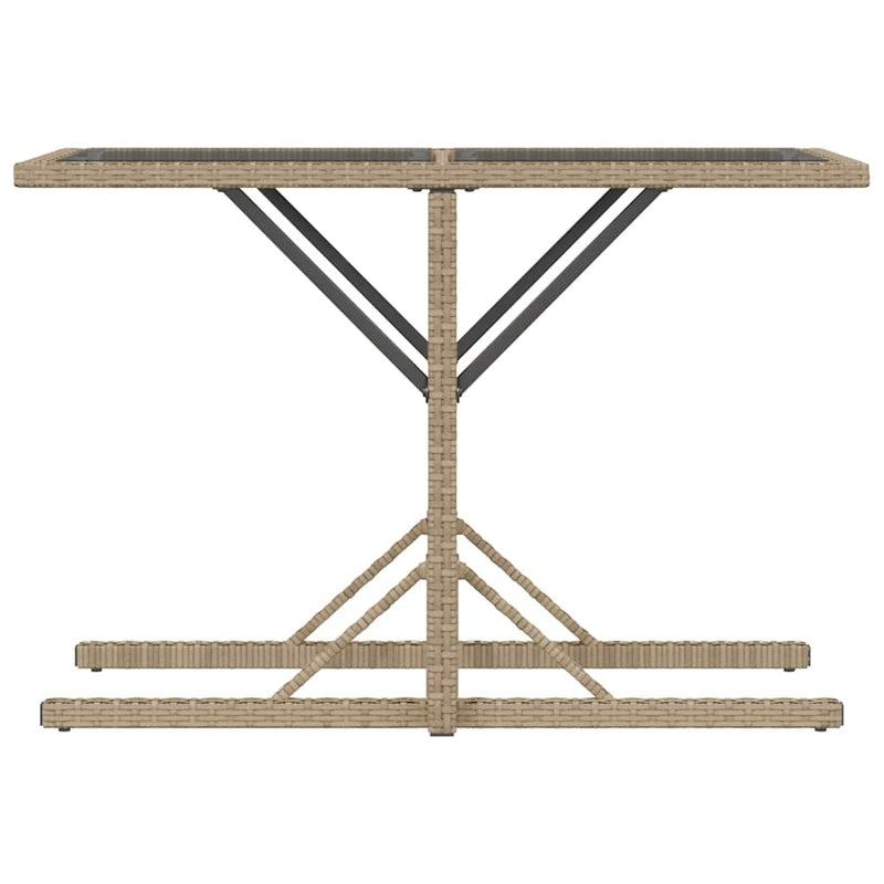 Set bistro cu perne, 3 piese, bej combinat, poliratan