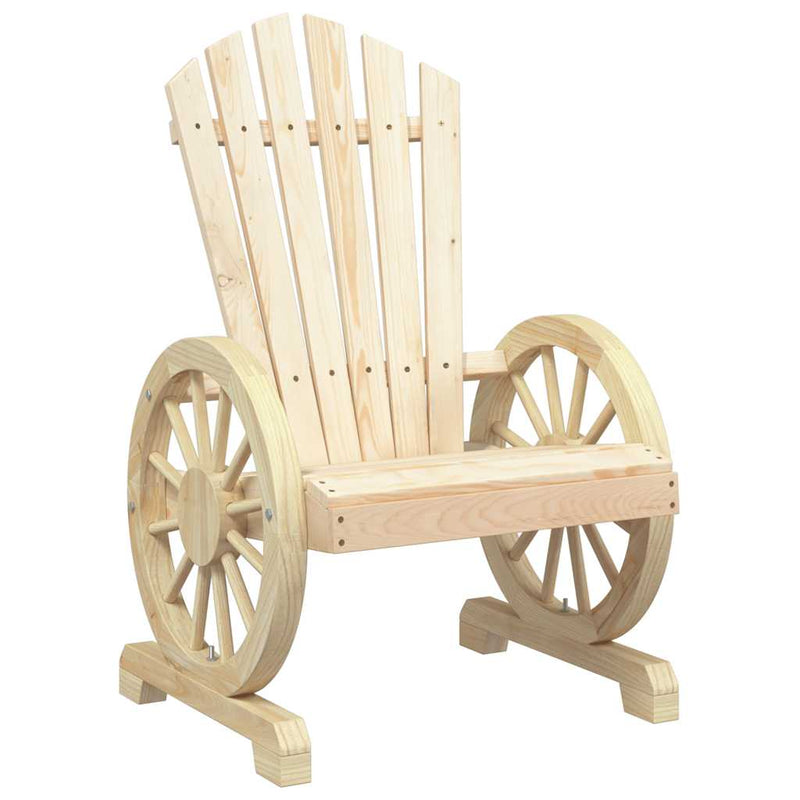 Scaun de grădină Adirondack, lemn masiv de brad