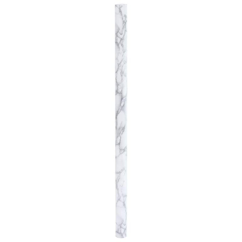 Autocolant pentru mobilier, alb marmură, 90x500 cm, PVC