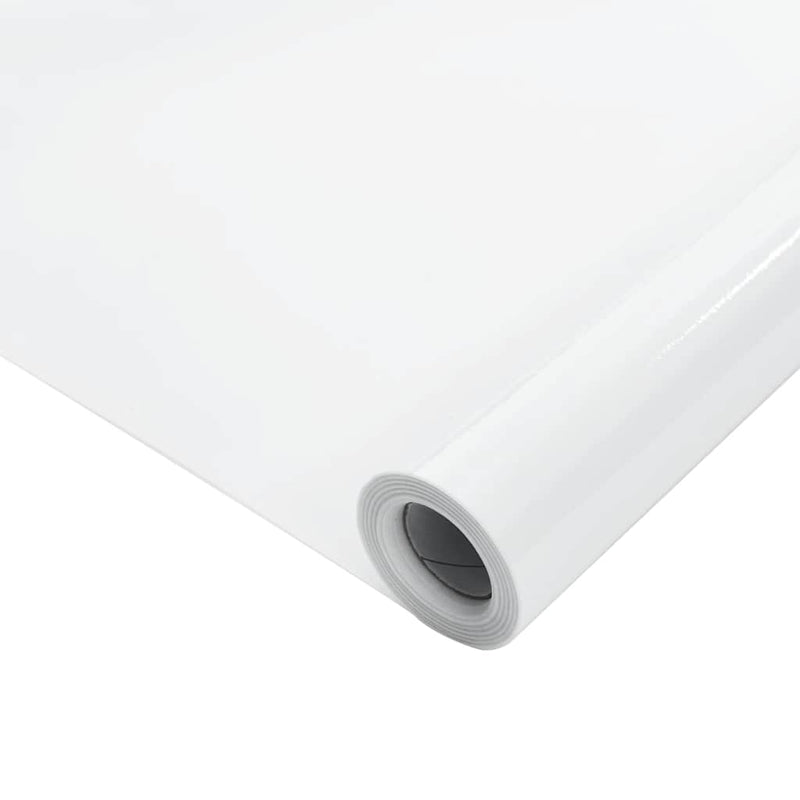Folie fereastră, 5 buc., statică/mată, alb, PVC