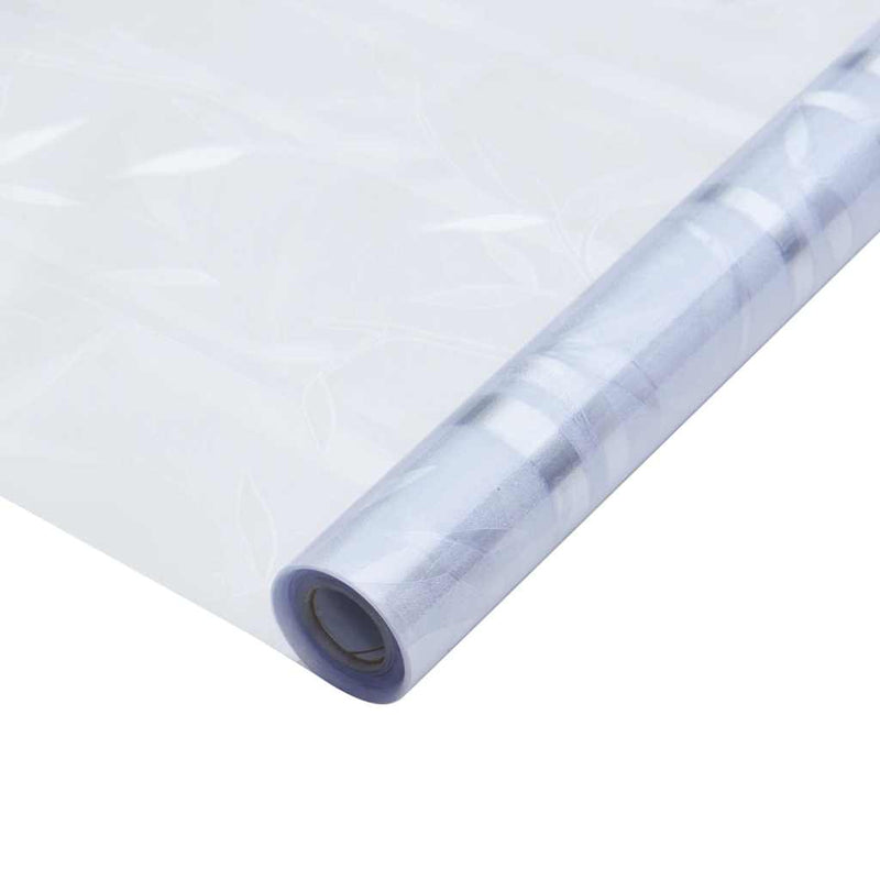 Folie fereastră, 2 buc., mată, model bambus, PVC