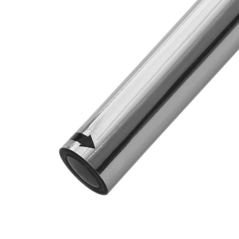 Folie solară, 5 buc., efect reflectorizant static argintiu, PVC