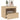 Noptiere cu lumini LED, 2 buc., stejar sonoma, 50x40x45 cm