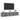 Comode TV de perete, 2 buc., gri beton, 80x30x30 cm, lemn