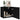 Comode TV de perete, 2 buc. negru, 40,5x30x40 cm lemn prelucrat
