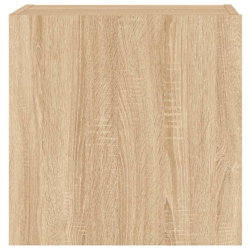 Comodă TV de perete, stejar sonoma 40,5x30x40 cm lemn prelucrat