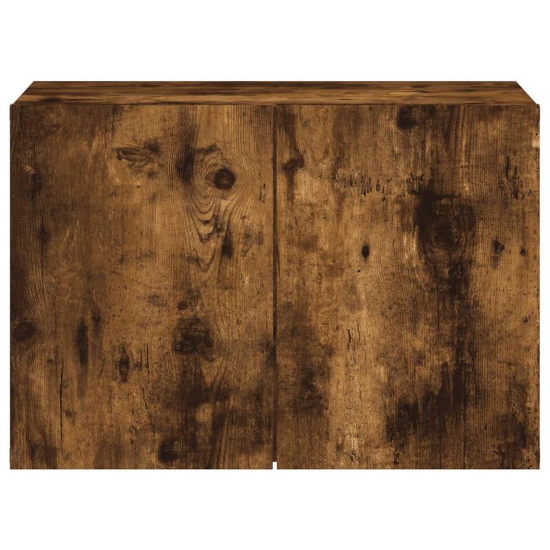 Comodă TV de perete, stejar fumuriu, 60x30x41 cm