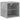 Comode TV de perete cu lumini LED 2 buc. gri beton 30x28,5x30cm
