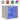 Comode TV cu lumini LED, 2 buc., gri sonoma, 30x28,5x30 cm