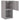 Comode TV cu lumini LED, 2 buc., gri sonoma, 30,5x30x60 cm