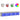 Comode TV cu lumini LED, 2 buc., gri sonoma, 80x30x30 cm