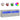 Comode TV de perete cu lumini LED 2 buc. gri beton 60x30x40 cm