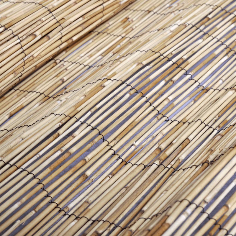 Gard de grădină, 300x80 cm, stuf
