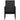 Set bistro cu perne, 3 piese, negru, poliratan