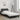 Cadru de pat Dover negru și alb 100x200cm piele artificială