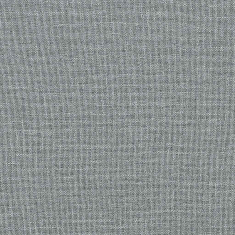 Cadru de pat, Dover, gri deschis, 120x200 cm, textil