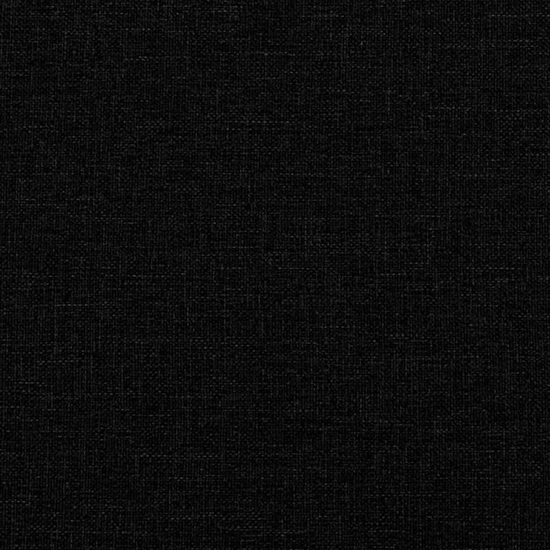 Cadru de pat, Dover, negru, 140x190 cm, textil