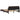 Cadru de pat, Dover, maro închis, 140x200 cm, textil