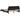 Cadru de pat, Dover, negru, 140x200 cm, catifea