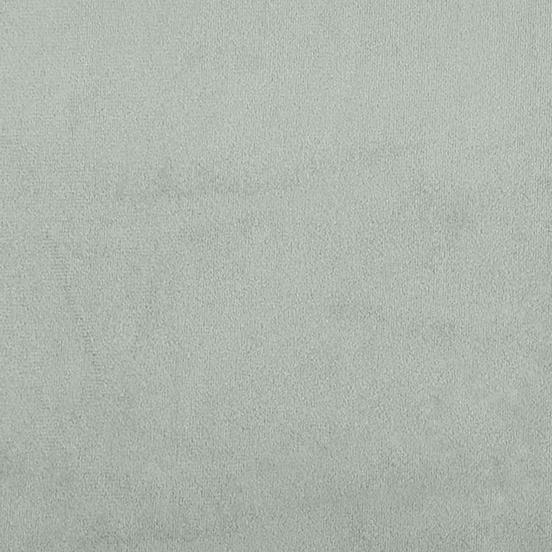 Cadru de pat Dover gri deschis, 90x190 cm, catifea