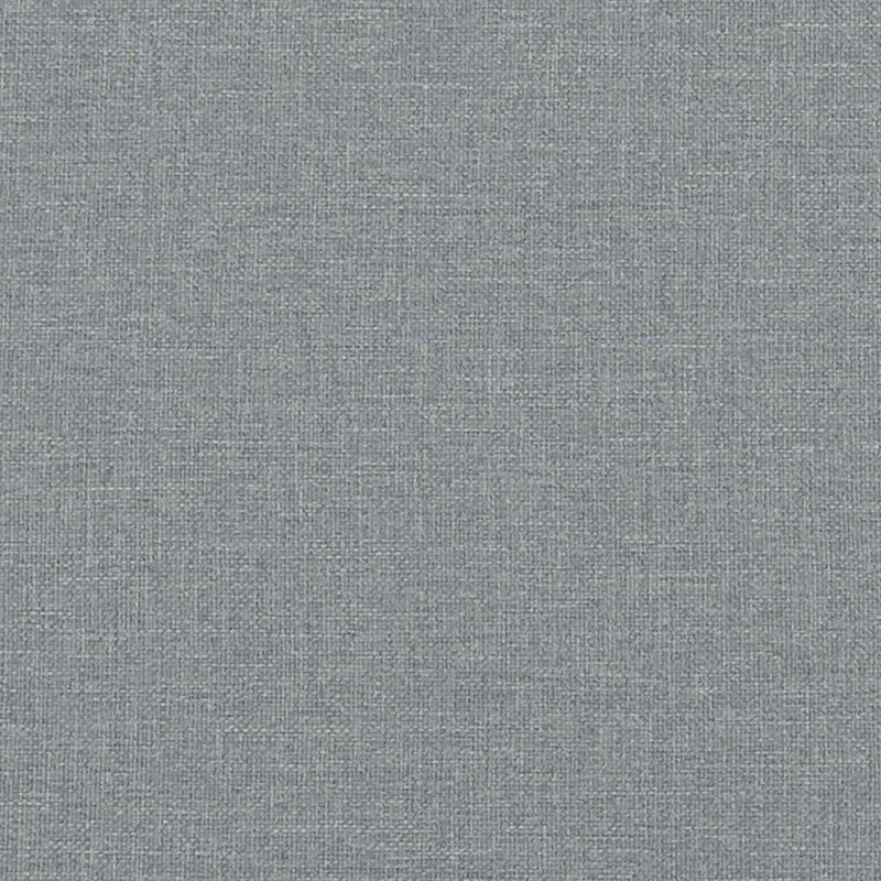 Cadru de pat Dover gri deschis 135x190 cm, material textil