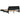 Cadru de pat Dover negru 135x190 cm catifea