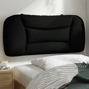 Pernă pentru tăblie de pat, Hvar, negru, 80 cm, material textil