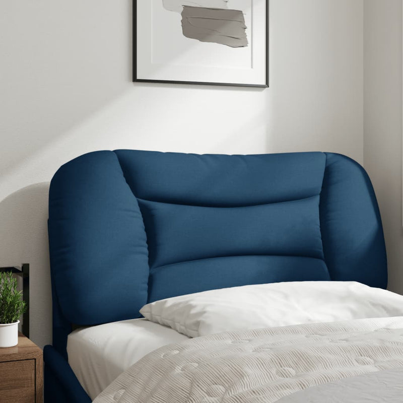 Pernă pentru tăblie de pat, Hvar, albastru, 80 cm, material textil