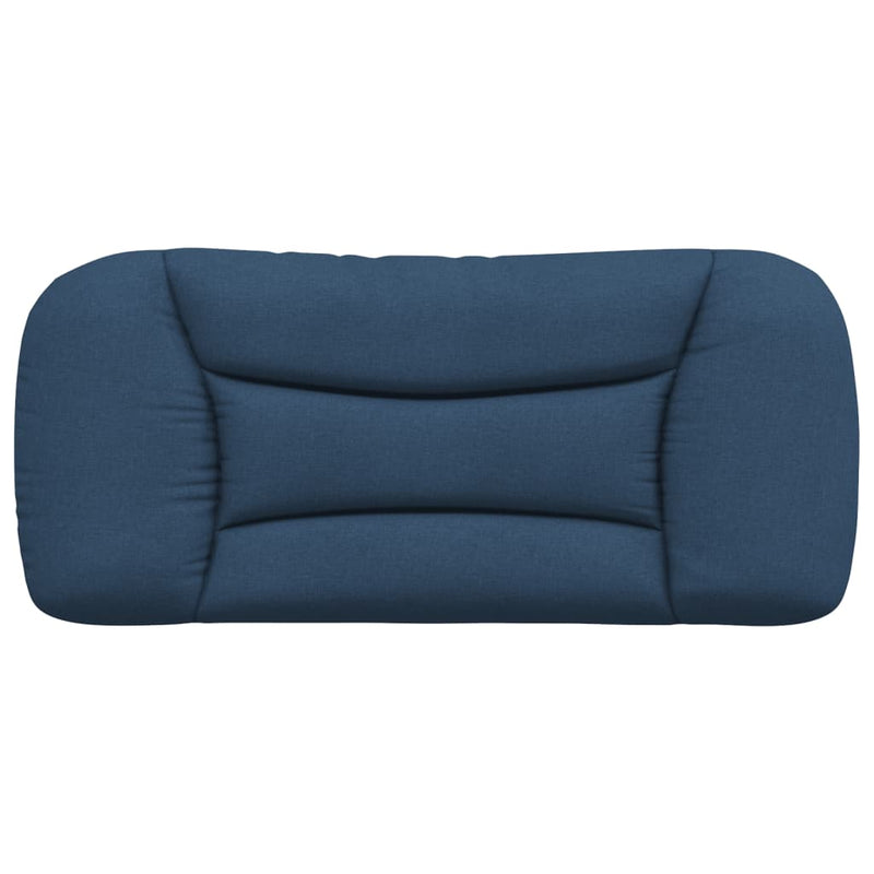 Pernă pentru tăblie de pat, Hvar, albastru, 80 cm, material textil