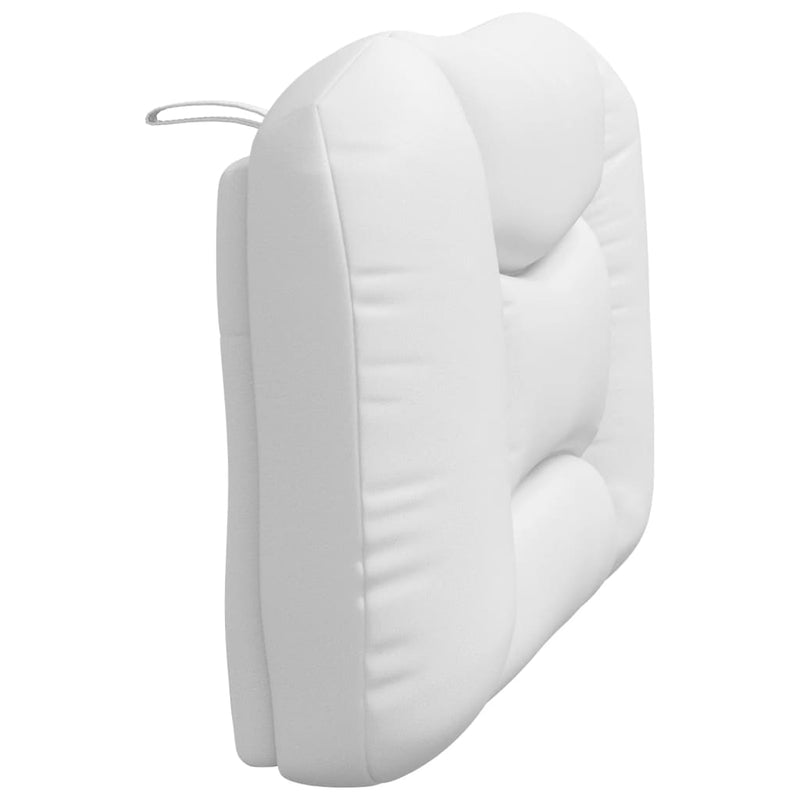Pernă pentru tăblie pat, Hvar, alb, 80 cm, piele artificială