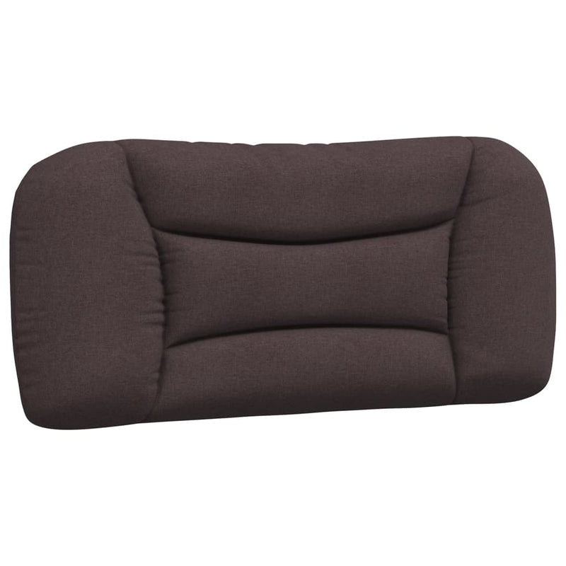 Pernă pentru tăblie de pat Hvar maro închis, 90 cm, material textil