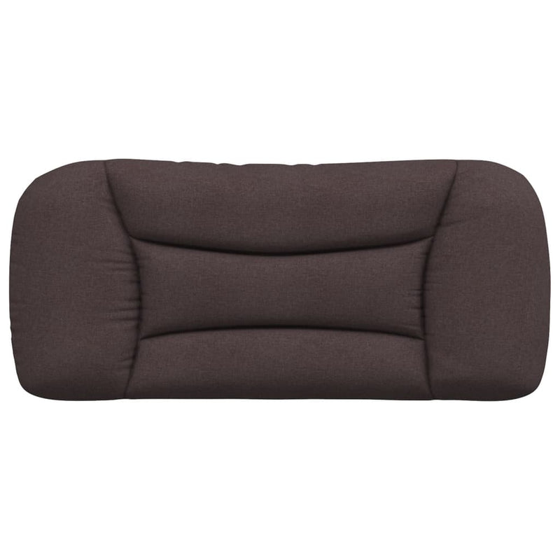 Pernă pentru tăblie de pat Hvar maro închis, 90 cm, material textil