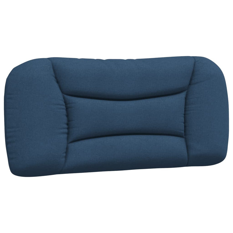 Pernă pentru tăblie de pat, Hvar, albastru, 90 cm, material textil