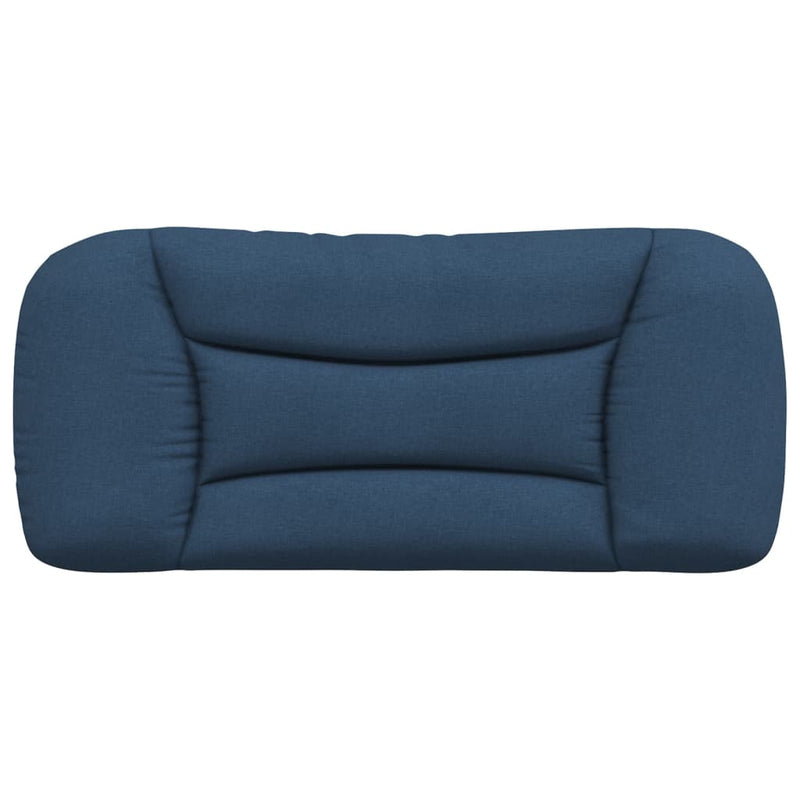 Pernă pentru tăblie de pat, Hvar, albastru, 90 cm, material textil