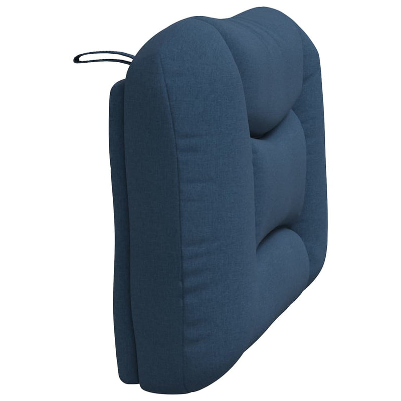 Pernă pentru tăblie de pat, Hvar, albastru, 90 cm, material textil