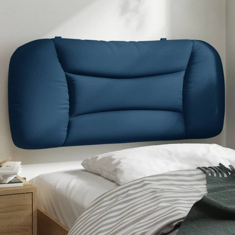 Pernă pentru tăblie de pat, Hvar, albastru, 90 cm, material textil
