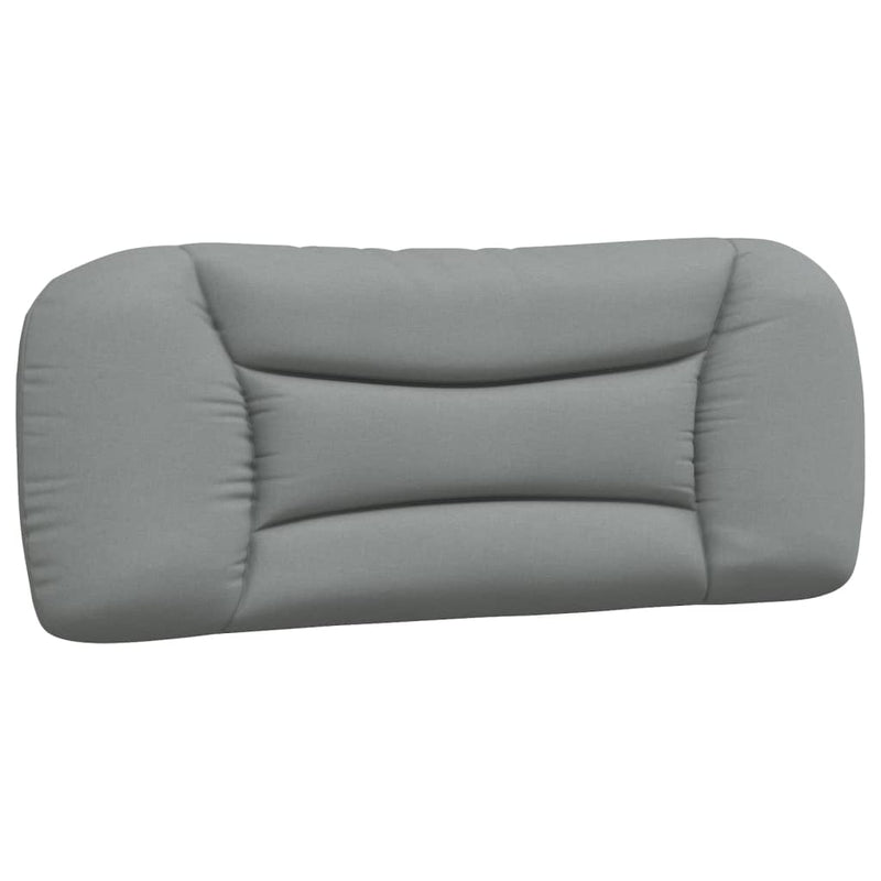 Pernă tăblie de pat, Hvar, gri deschis, 100 cm, material textil