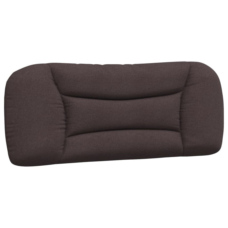 Pernă pentru tăblie de pat Hvar maro închis, 100 cm, material textil