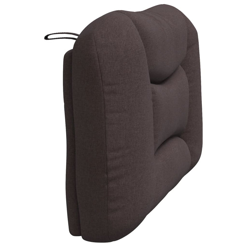 Pernă pentru tăblie de pat Hvar maro închis, 100 cm, material textil